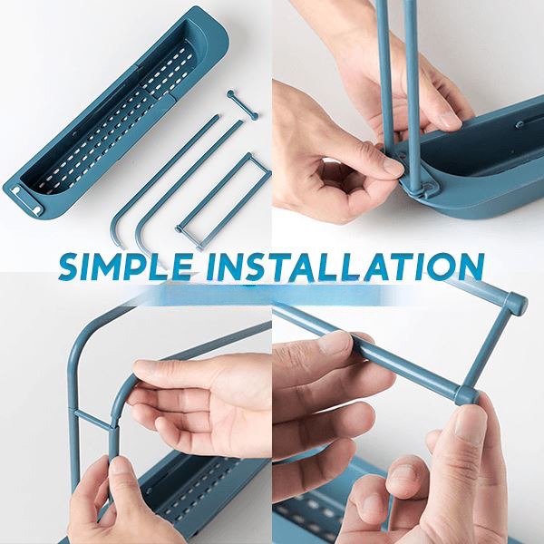 Organisateur d'évier de cuisine télescopique