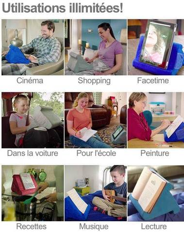 Coussin support de tablette