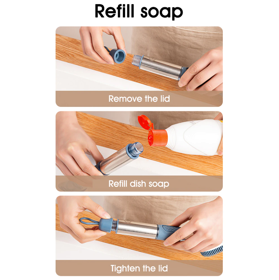 Ensemble de brosses à vaisselle 4 en 1