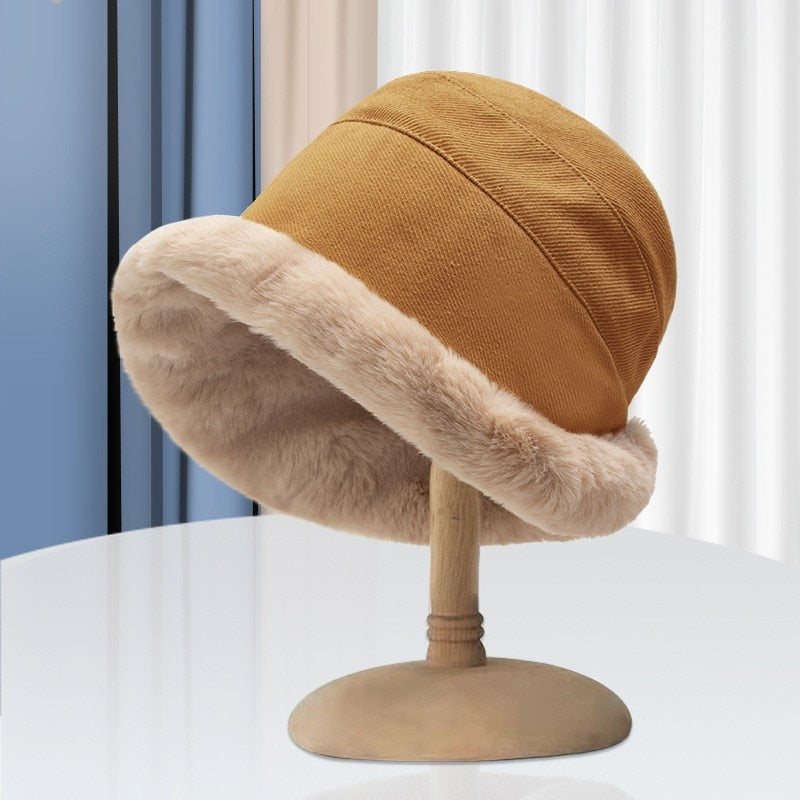 Chapeau d'hiver avec doublure polaire