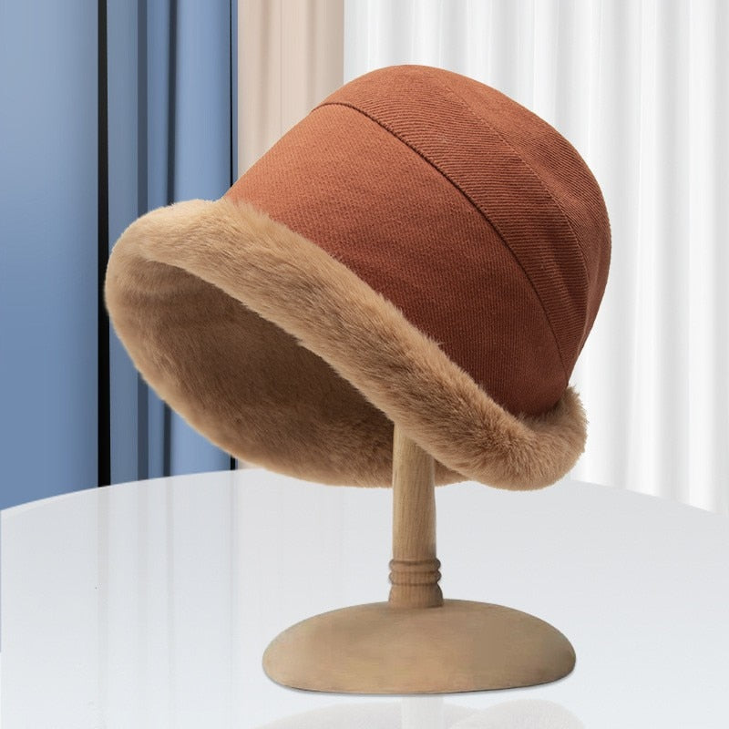 Chapeau d'hiver avec doublure polaire