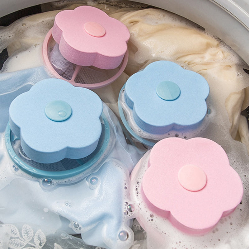 4x Filtre anti-poils pour machine à laver