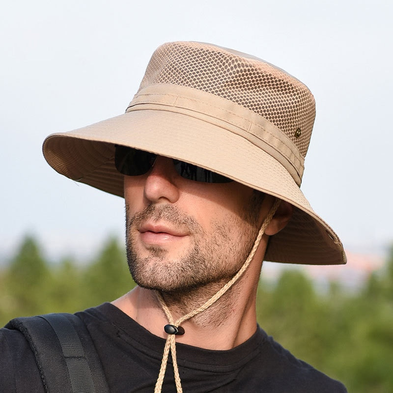 Chapeau anti-uv pliable pour hommes