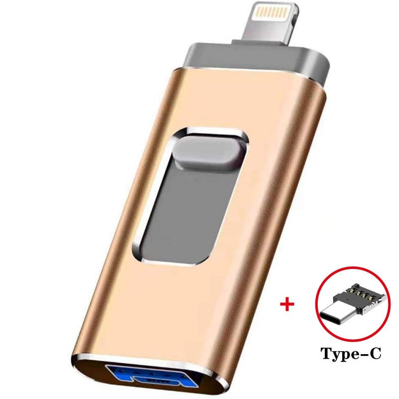 4-in-1 Smartphone USB Flash Drive