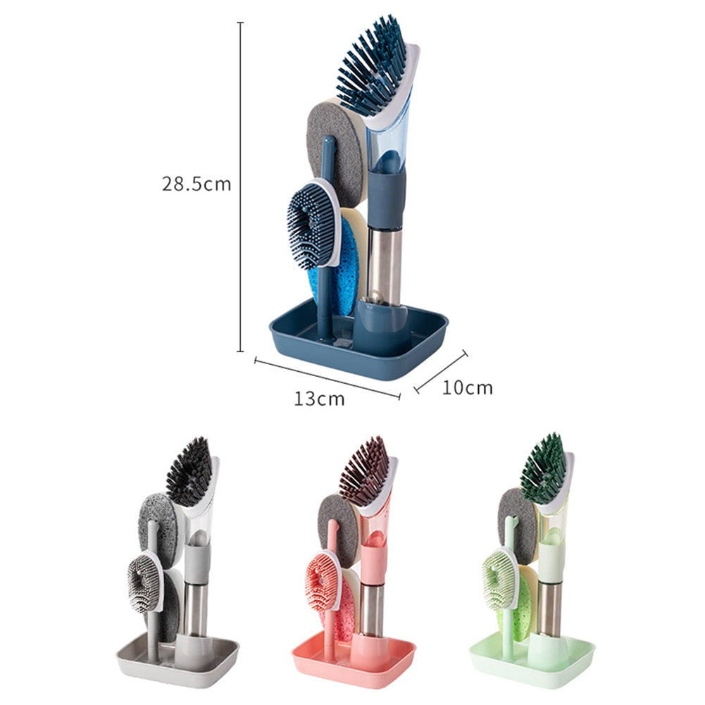 Ensemble de brosses à vaisselle 4 en 1