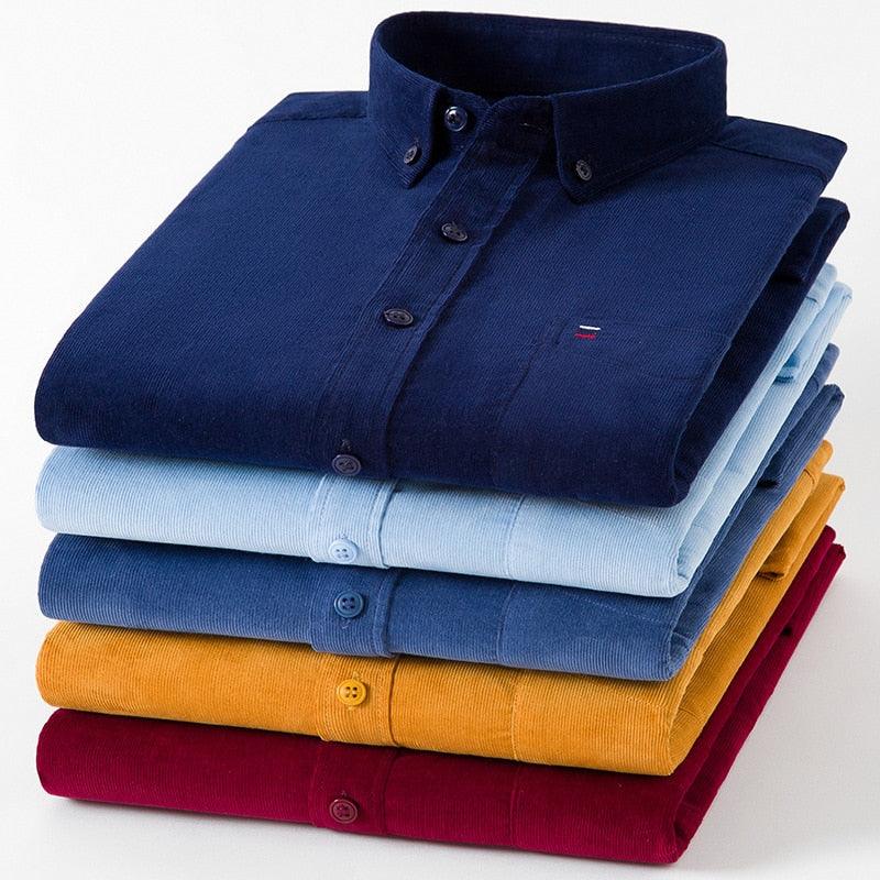 Chemise en velours côtelé - Homme