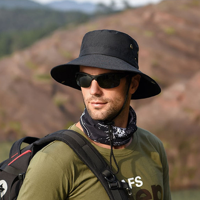 Chapeau anti-uv pliable pour hommes