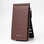 Cartera larga multicard de cuero sintético