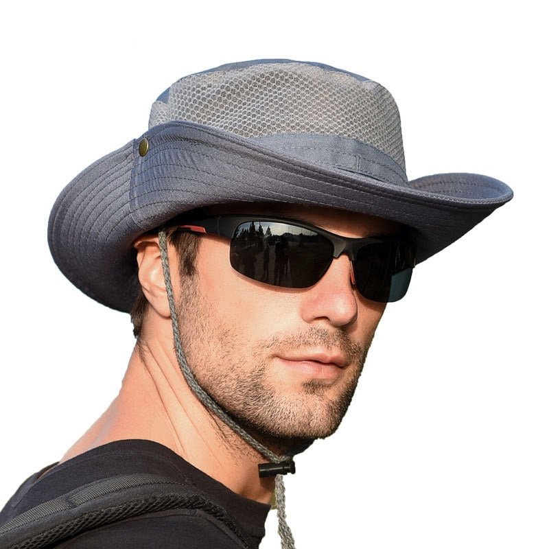 Chapeau anti-uv pliable pour hommes