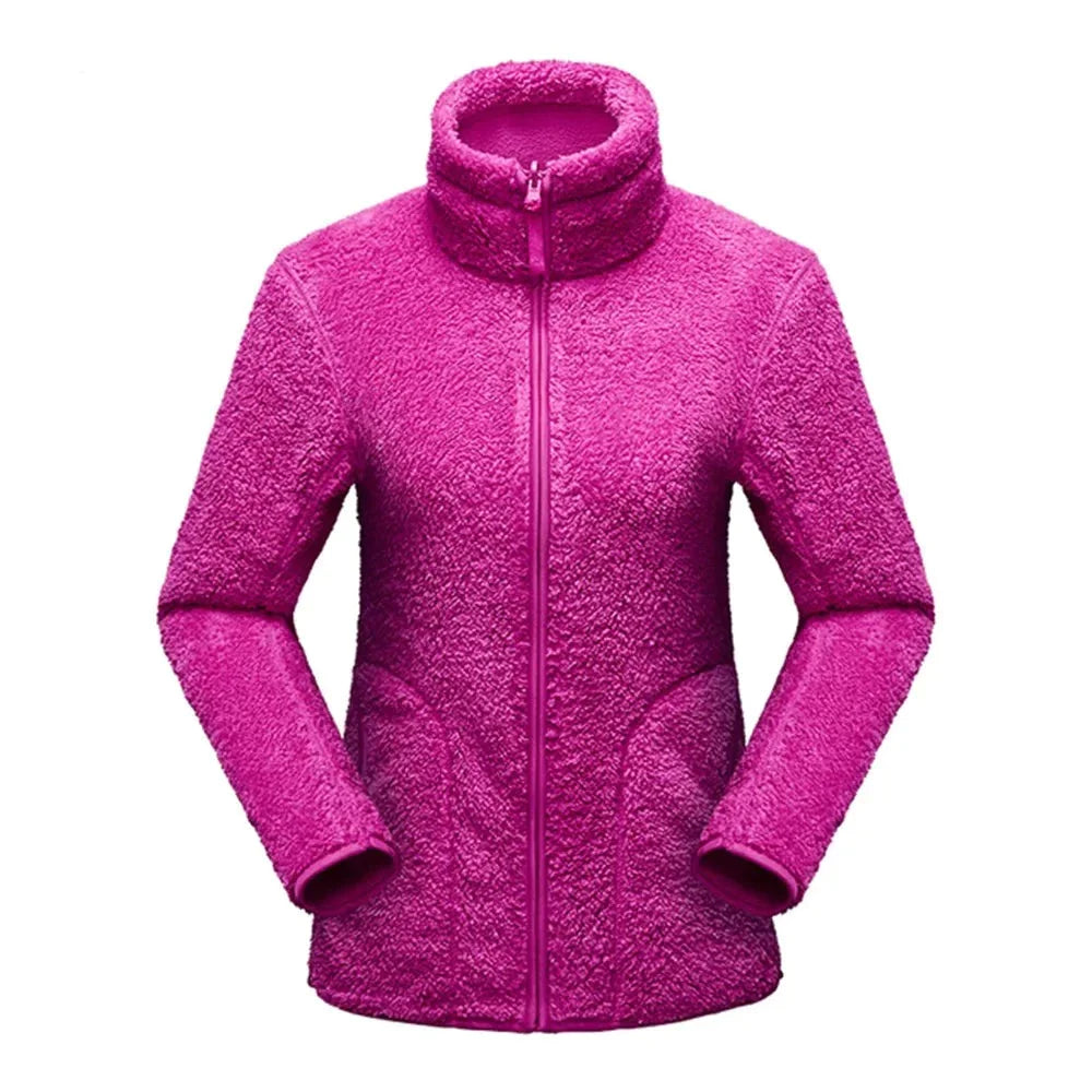 Polaire zip réversible pour femme