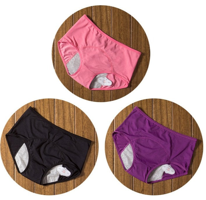 Pack of 3 Leak-Proof Underwear