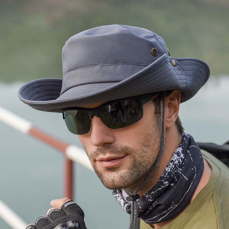 Chapeau anti-uv pliable pour hommes