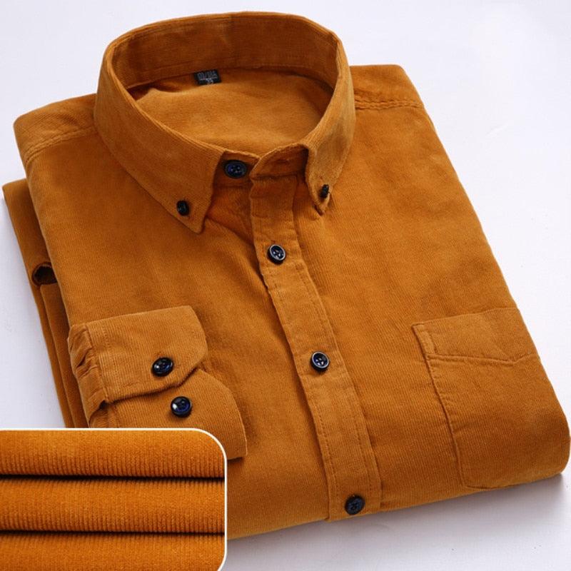 Chemise en velours côtelé - Homme