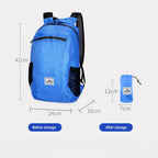 Unisex foldable backpack