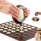Kit de Décoration Pâtisserie en Silicone avec 4 Douilles – Poche à Douille Réutilisable pour Gâteaux, Cupcakes, Macarons & Glaçage