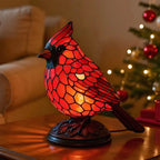 Birdy - Lampe Oiseau Cardinal Rouge Décorative