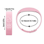 Bracelet Réveil Vibrant Étanche – Horloge LED avec Alarme, Podomètre et Bracelet Réglable