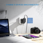 Adaptateur universel de voyage - EU, UK, USA & AU