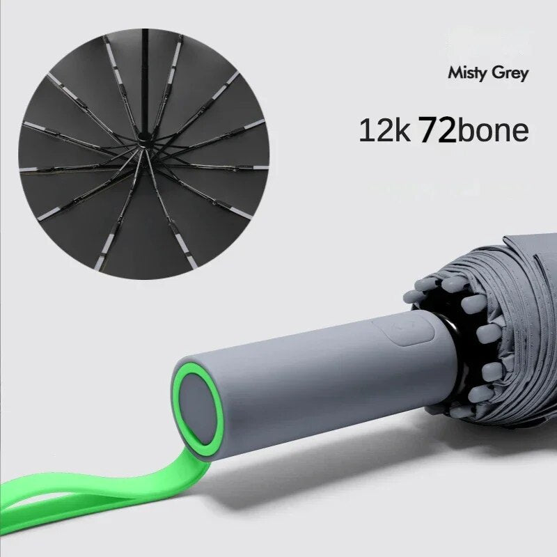 Large Umbrella ULTRA Flexible and Durable - 72 Fiberglass Ribs