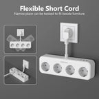 Bloc multiprise 3840W — 4 prises AC + 3 ports USB dont USB-C PD 20W