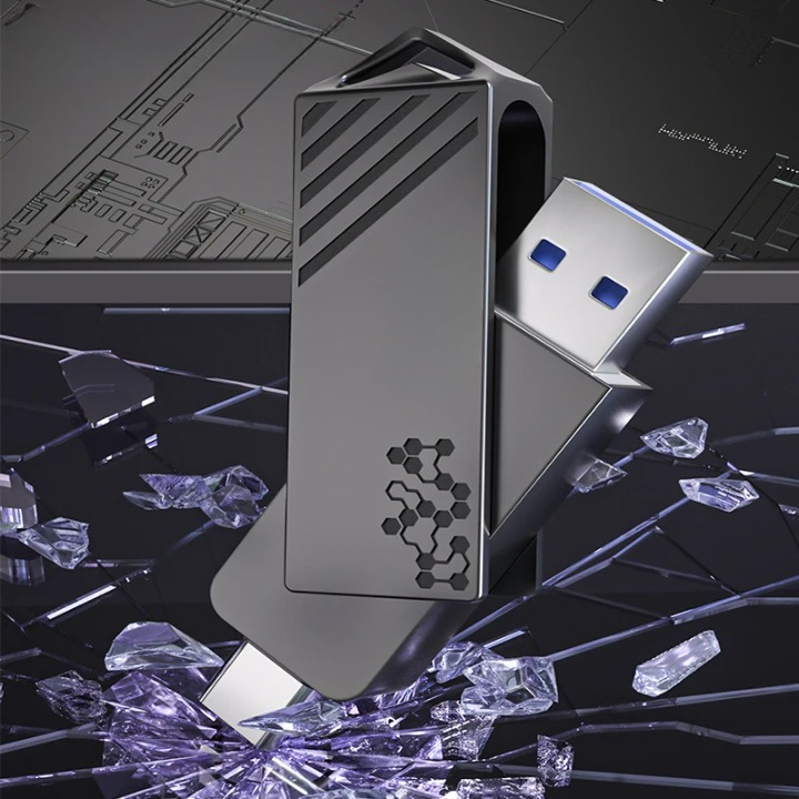 Clé USB 2 en 1 MAXSPEED 560Mb/s - Transférez vos données en 1 seconde !