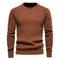 Pull maillé col rond pour homme