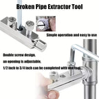 Extracteur de Vis Cassées pour Robinet 1/2" et 3/4" – Outil de Démontage pour Plomberie et Boulons Endommagés
