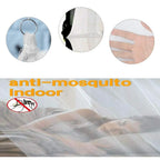 Moustiquaire Baldaquin – Protection Anti-Moustiques et Insectes avec Maille Haute Densité