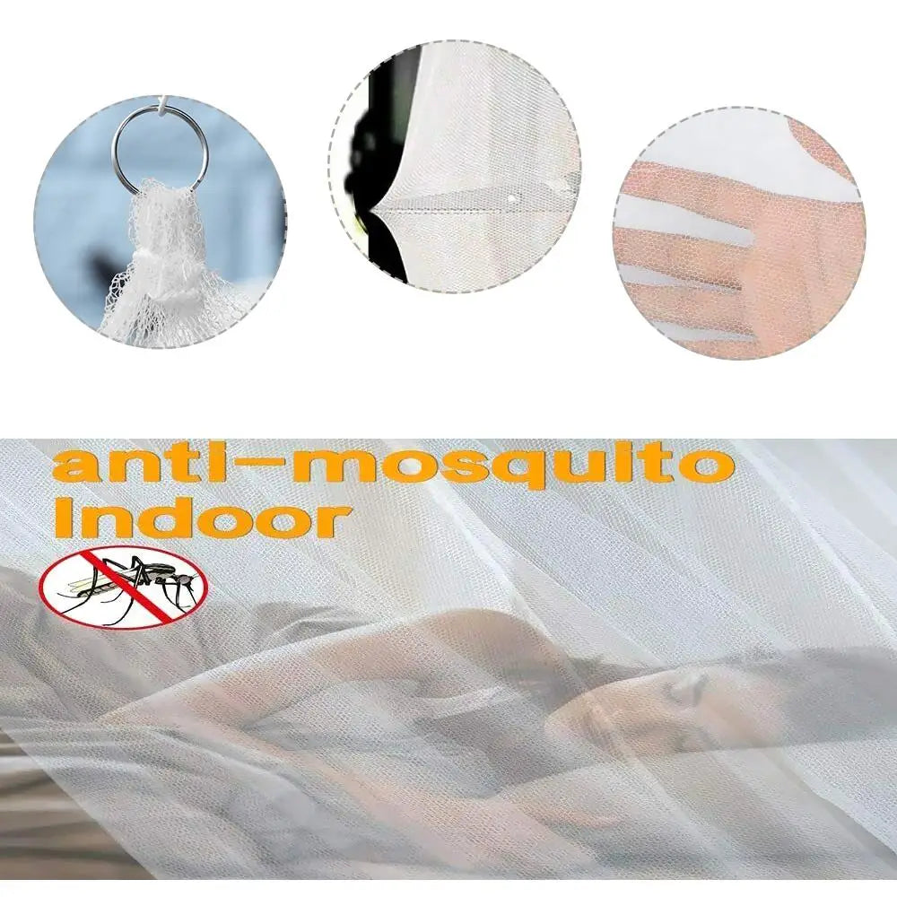 Moustiquaire Baldaquin – Protection Anti-Moustiques et Insectes avec Maille Haute Densité