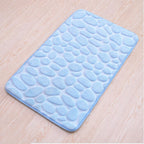 Pebble-effect bath mat