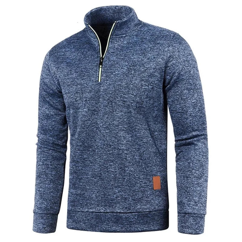 Pull Zippé Col roulé pour Homme