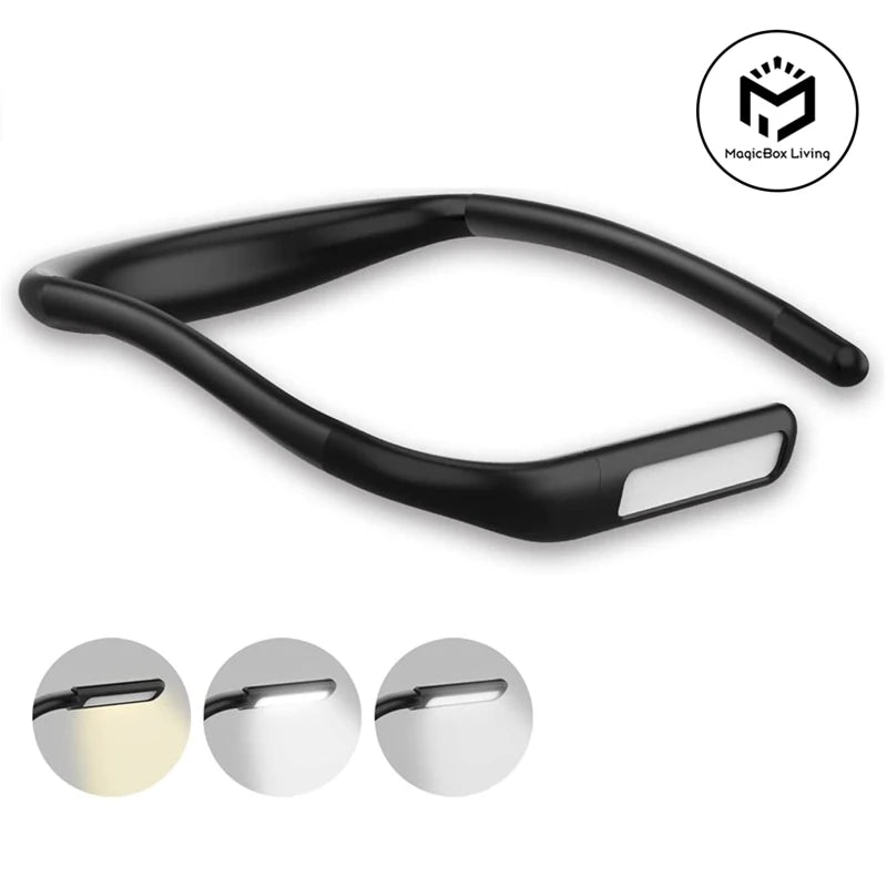 Lampe de lecture USB rechargeable mains libres — LED puissante