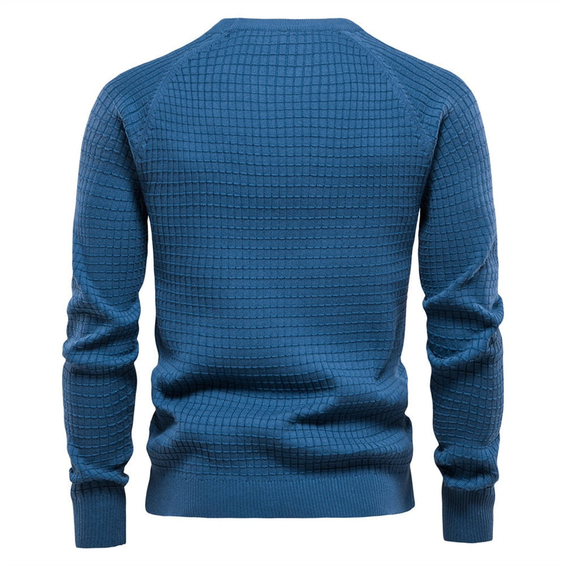 Pull maillé col rond pour homme