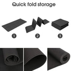 Tapis de Yoga Pliable en Mousse EVA 4 mm – Confortable & Léger – Fitness, Pilates & Gymnastique à Domicile