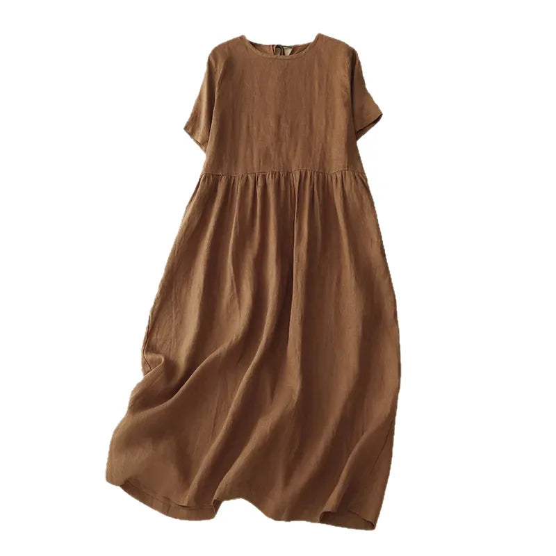 Robe Femme Élégante & Décontractée – Légère, Respirante et Confortable – Chic pour Bureau & Quotidien
