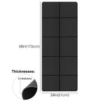 Tapis de Yoga Pliable en Mousse EVA 4 mm – Confortable & Léger – Fitness, Pilates & Gymnastique à Domicile