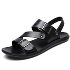Sandales d'été en cuir pour hommes