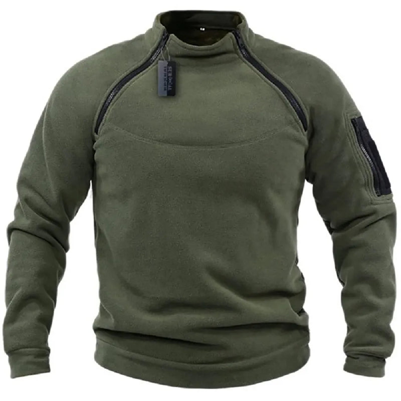 Pull militaire thermique double Zip