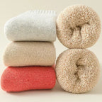 Lot de 3 Paires de Chaussettes Épaisses en Laine Thermique - Mixte