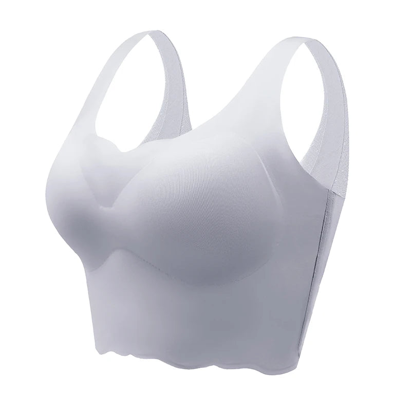 Women's Seamless Wireless Bra – Invisible, Breathable, and Comfortable Push-Up Support from S to 6XL