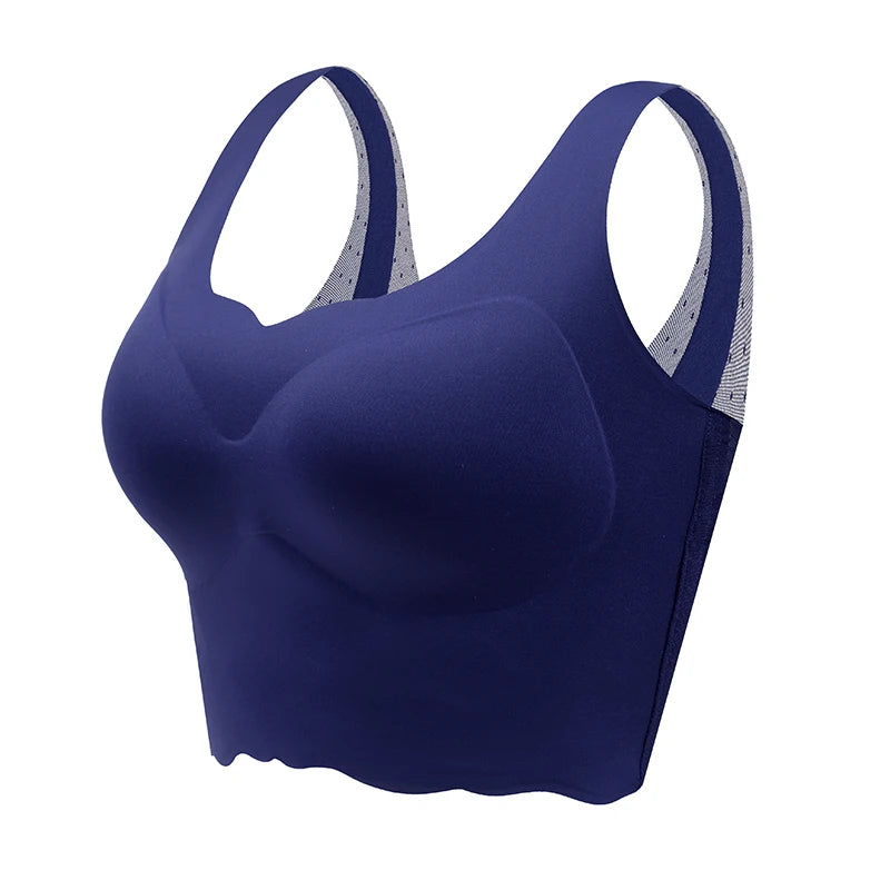 Brassière Sans Couture Sans Armatures Femme – Soutien-Gorge Invisible, Respirant et Confort Push-Up du S au 6XL