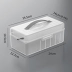 Mallette de rangement compartimentée pour câbles et chargeurs