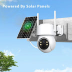 Caméra de Surveillance Solaire WiFi PTZ 360° Sans Fil - 4MP