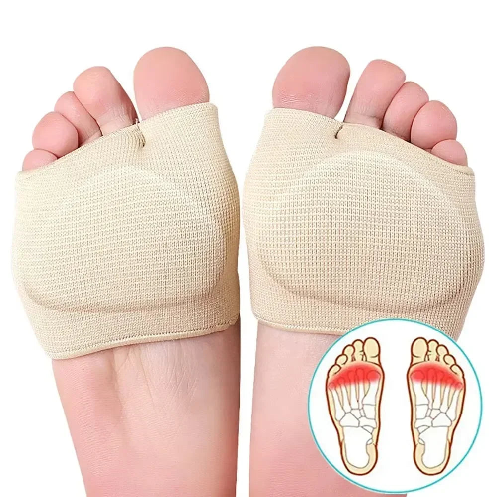 Paire de Coussinets métatarsiens en gel doux — soulagement douleur