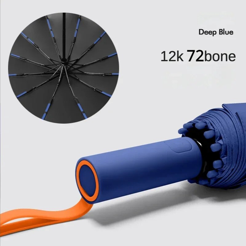 Large Umbrella ULTRA Flexible and Durable - 72 Fiberglass Ribs