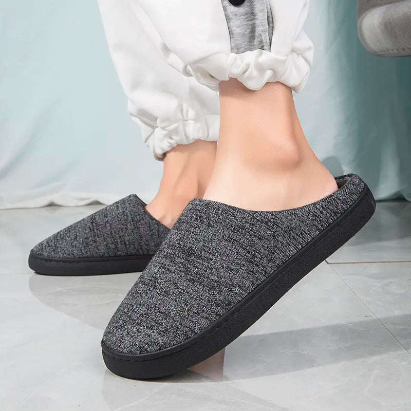 Pantoufles de maison antidérapantes et confortables - Mixte