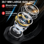 Casque audio Bluetooth 5.1 à Réduction de bruit - SUPER BASSES