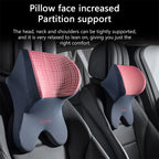 Coussin Lombaire & Oreiller Cervical pour Voiture – Mousse à Mémoire de Forme, Soutien du Dos et du Cou – Confort de Conduite