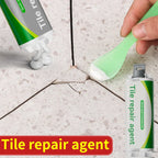 Lot de 2 Colles Teintées de Réparations pour Carrelage - Trous & Fissures