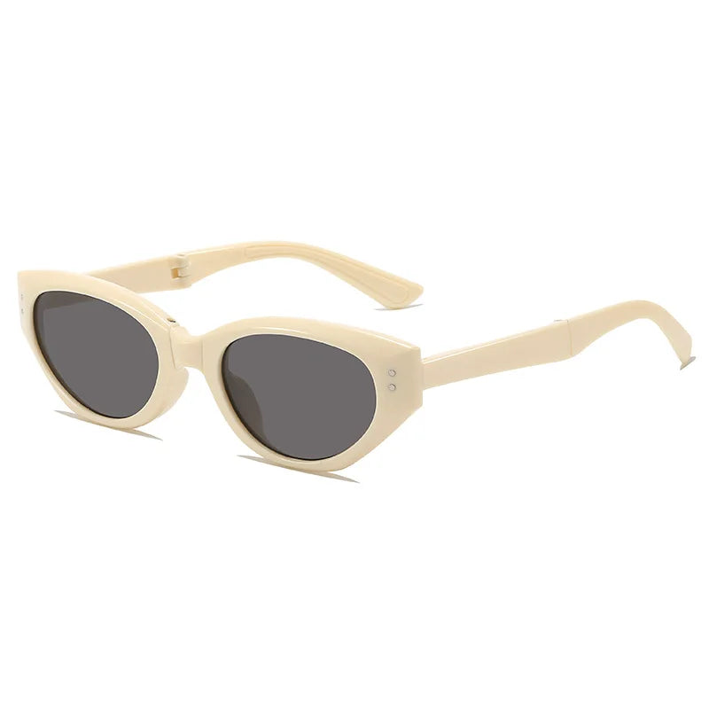 Lunettes de Soleil Femme Cat Eye – Design Pliable et Élégant